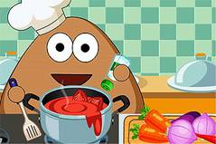 Поу Бездельничает на Кухне - Pou Kitchen Slacking